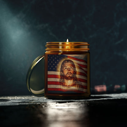 "Faith & Freedom" - Scented Candle, Coconut Apricot