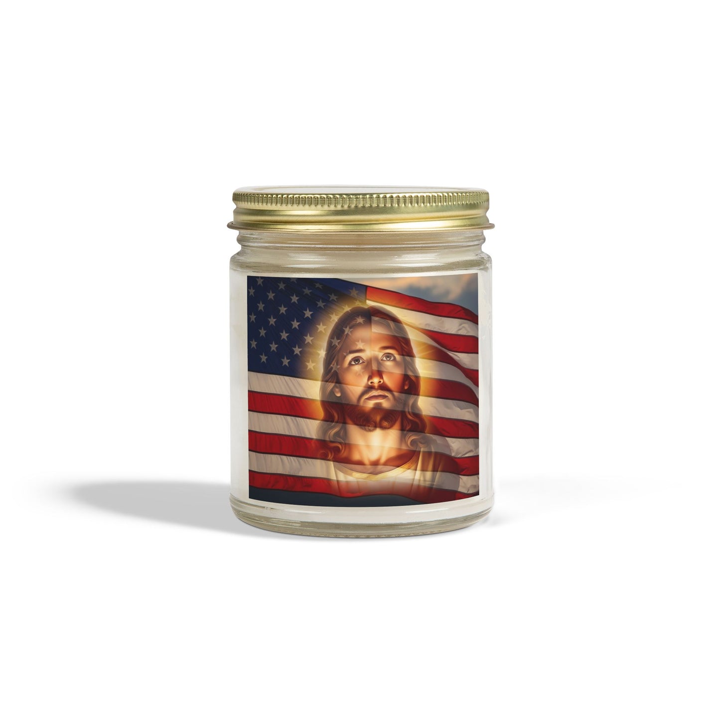 "Faith & Freedom" - Scented Candle, Coconut Apricot