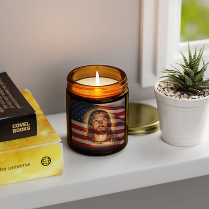 "Faith & Freedom" - Scented Candle, Coconut Apricot