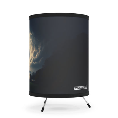 "Jesus Over the White House" Tripod Lamp