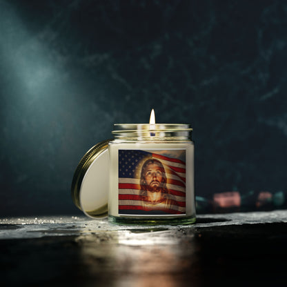 "Faith & Freedom" - Scented Candle, Coconut Apricot