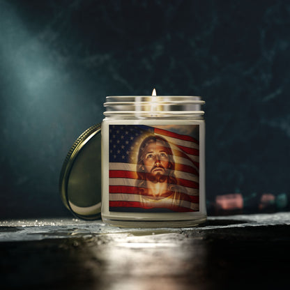 "Faith & Freedom" - Scented Candle, Coconut Apricot