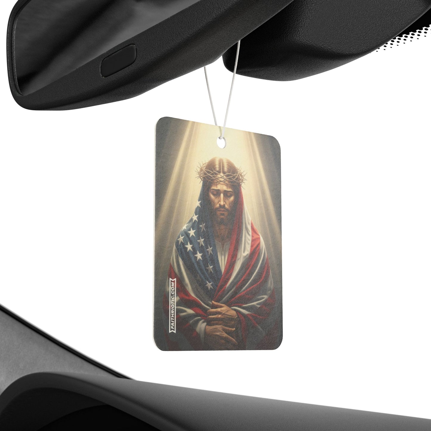 "Faithriotic Car Air Freshener"