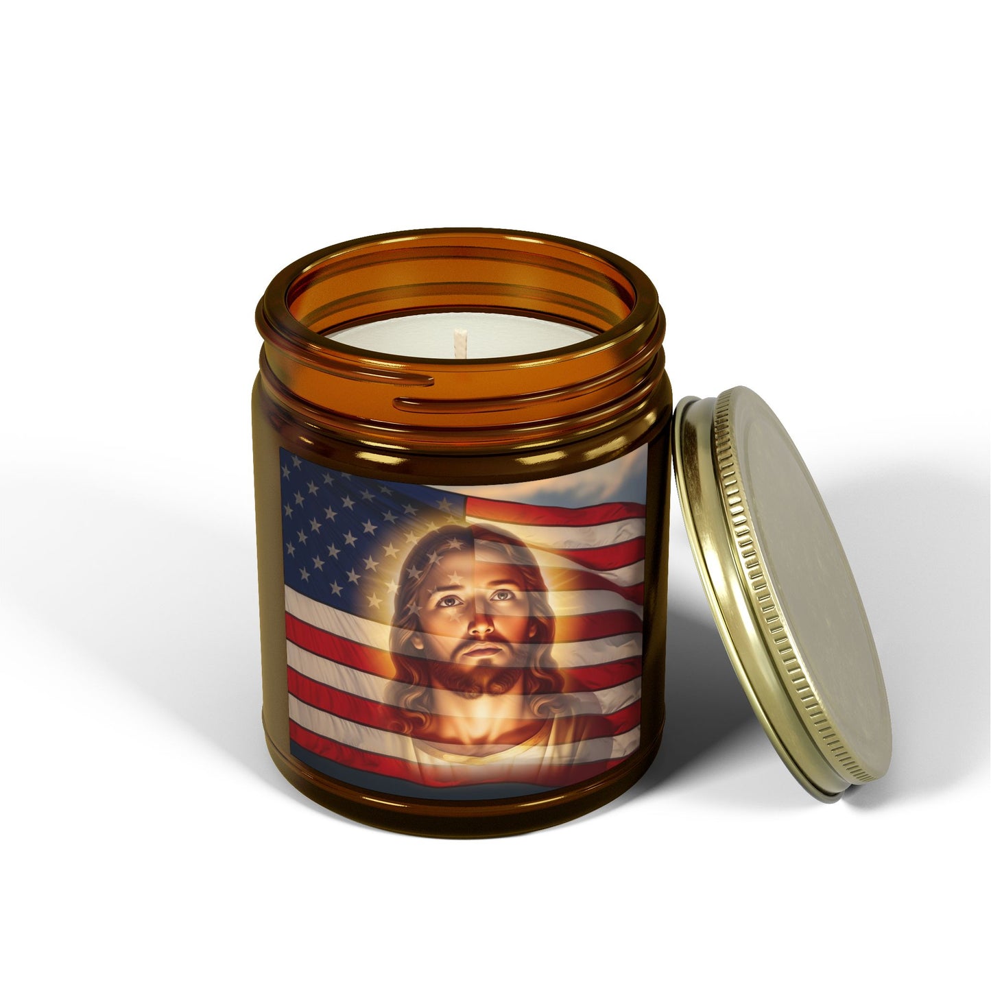 "Faith & Freedom" - Scented Candle, Coconut Apricot