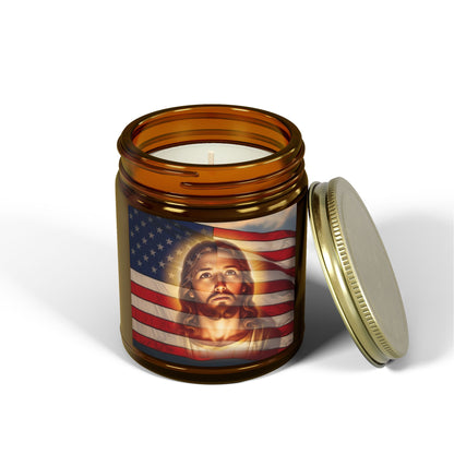"Faith & Freedom" - Scented Candle, Coconut Apricot