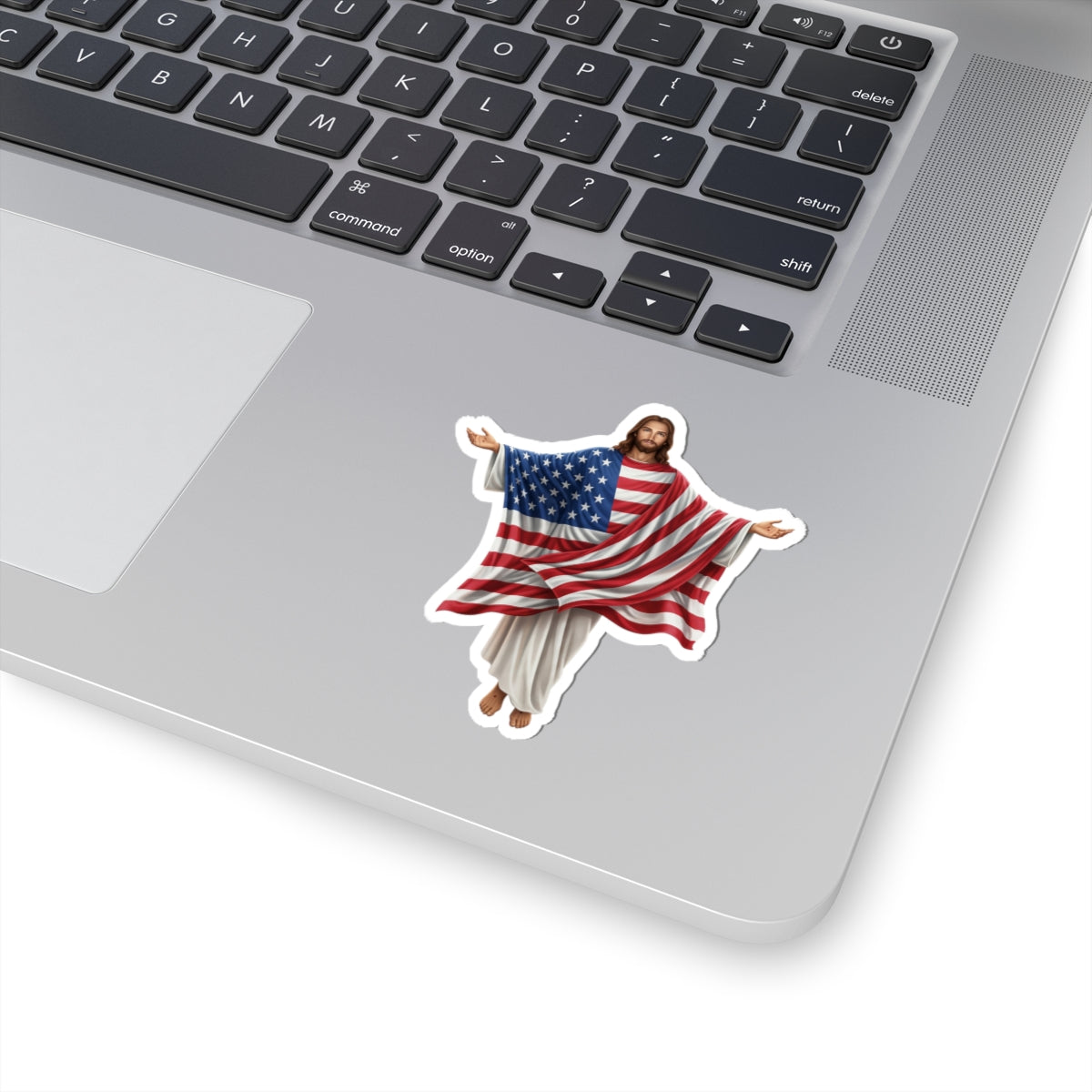 "Patriotic Jesus" Kiss-Cut Stickers